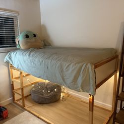 IKEA KURA bed & Beauty Rest Twin Mattress 