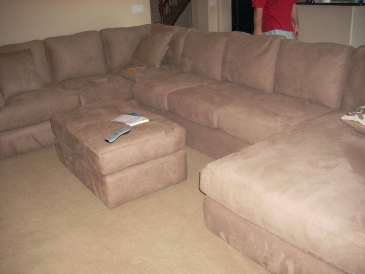 3 piece, Large sectional couch, ottoman NOT INCLUDED