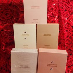 KKW ESSENTIAL NUDE SILK + SOLEIL + SAND + SUEDE KKW X KRIS, FIVE PERFUMES.