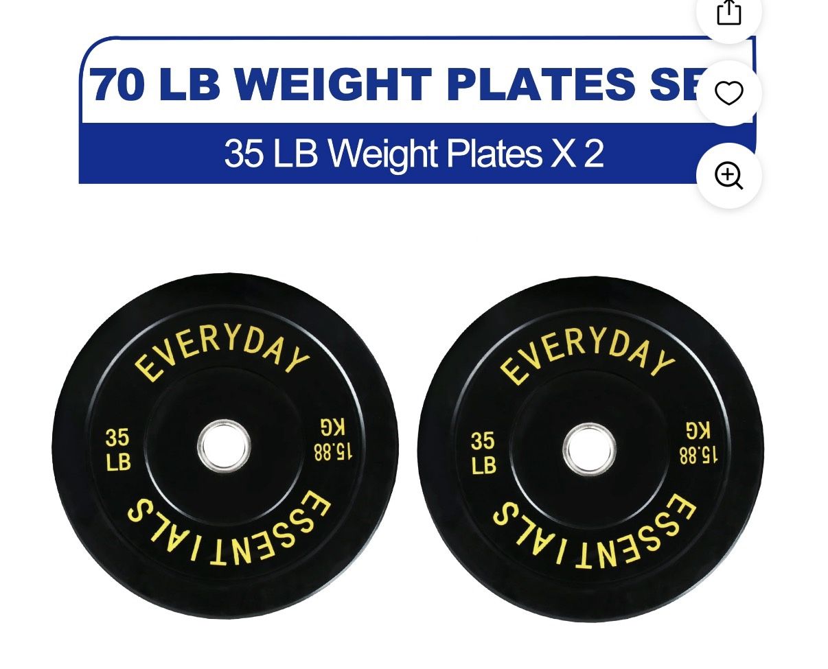 35 Lbs Weight Plate Set