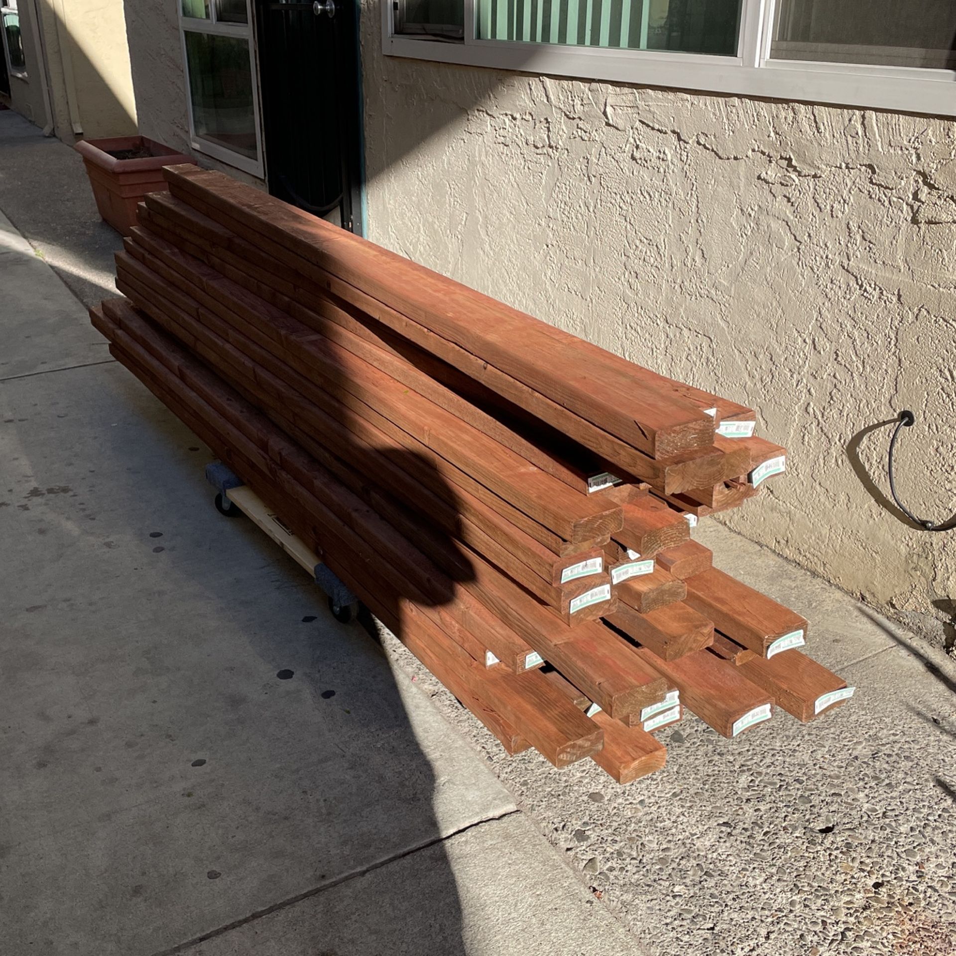 50 Pieces Of High End Pressure Treated Wood 2x4x8