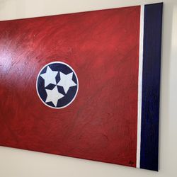 Tennessee State Flag Painting 