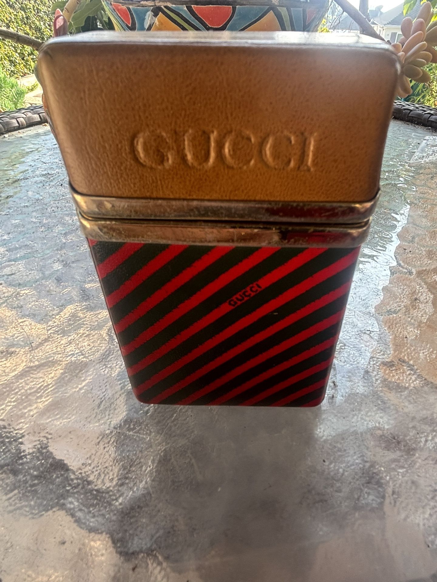 vintage gucci cigarette case Monogram Canvas Holder Siopaella Designer Exchange Vintage GUCCI Cigarette Case