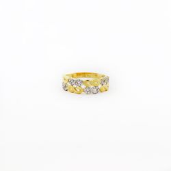 New 14K Gold 2 Tone Multi Infinity Cz Ring Size 7 Only $200. Visit us 820 San Fernando Rd. Ste. C San Fernando CA