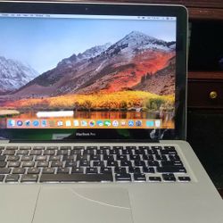 Macbook Pro 13" Early 2011 Intel Core i5 @2.3 Ghz Processor, 8gb Ram, 320 GB HDD, macOS HighSierra. TrackPad Glass got cracked but not affected any fu