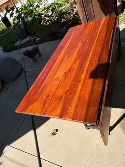 Pottery barn, Acacia wood table