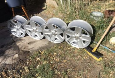 17” Jeep Wrangler Rims Wheels Great Condition