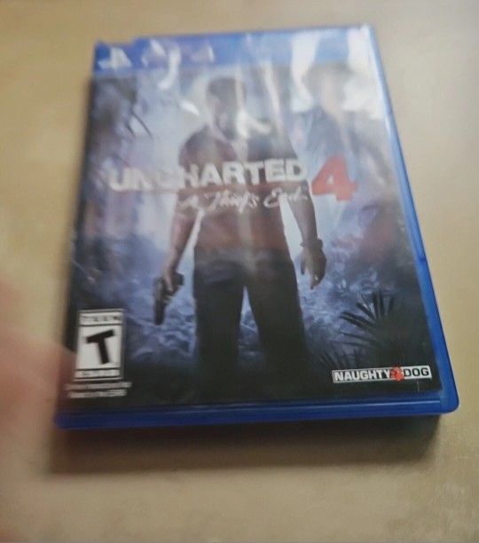 PS4 Uncharted Video Game Disc And Case Included