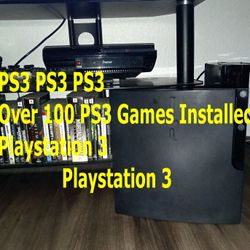 PlayStation 3/110+ Games Installed Plus PKGi Store $125.00