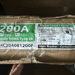 Siemens 200a Meter Load Center
