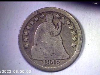 1848 O Half Dime Good Condition