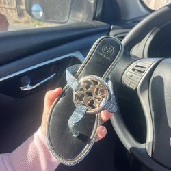 Tory Burch Pebble Flip Flops