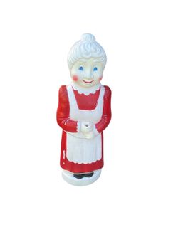 Vintage Blow Mold  Mrs. Claus Lighted Union Products  U.S.A. 40” - Christmas  