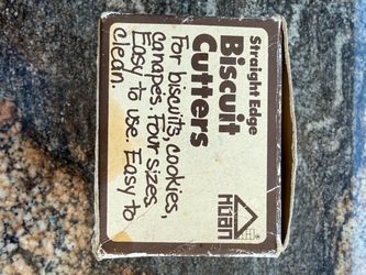 Vintage biscuit cutters