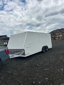 ENCLOSED TRAILERS, 20’ X 8’, TITLE IN HAND