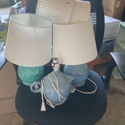 Fiestaware Teapot Lamps