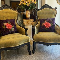 Very  Gorgeous  Victorian two chairs Only brand new