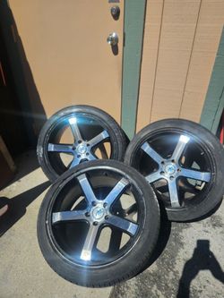19" wheels 3 of them