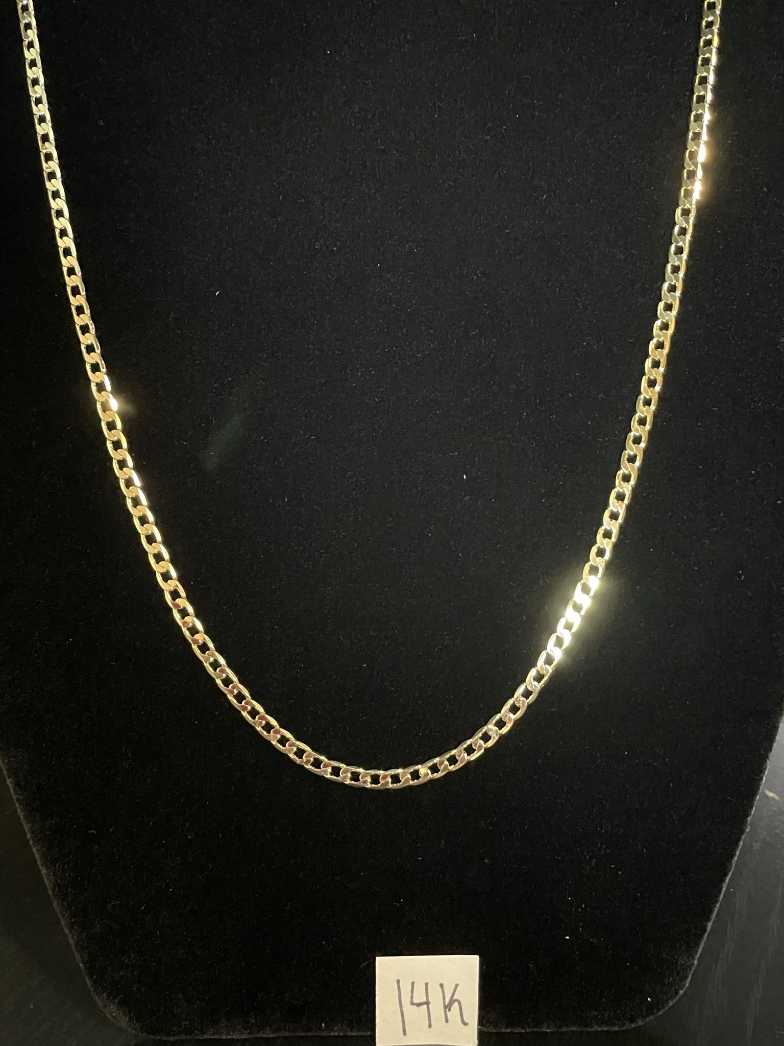 14k Gold Plated Chain 24in.