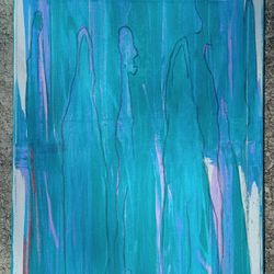Original Abstract Artwork Acrylic on Canvas 20" x 16" *50.00 Firm* Home Decor Art