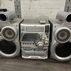 JVC MX-GT80 GigaTube 3-C compact stereo system  