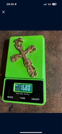 10k solid gold cross