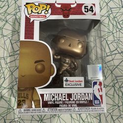 Bronze Michael Jordan Funko 53 Foot Locker Exclusive 