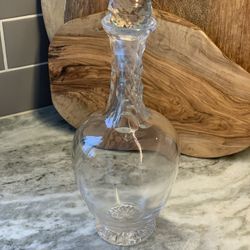 Vintage Crystal Wine Liquor Decanter