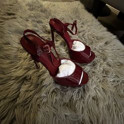 Burgundy Heels