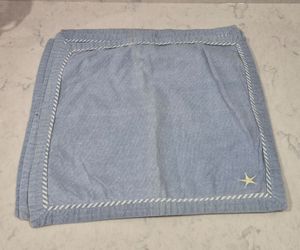 Denim style cloth napkins, 6 count