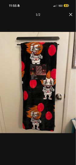 IT Pennywise Soft Plush Throw Blanket