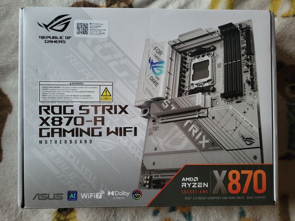 ASUS ROG STRIX X870-A GAMING WIFI