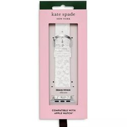 NEW Kate Spade Apple Watch Transparent Jelly Strap, 38mm, 40mm & 41mm