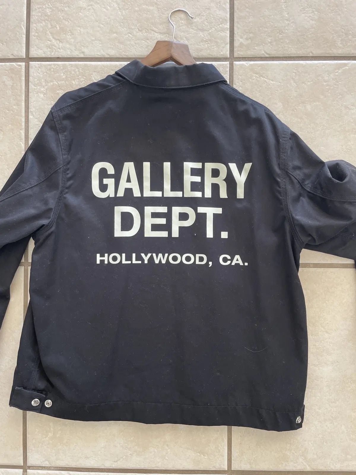 Gallery Chrome Jacket Hearts Black Zip Up Motor Cycle Coat Denim Jeans Tears Dept Montecito Jacket XL