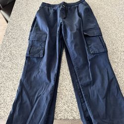 Men’s Navy Blue Cargo Pants