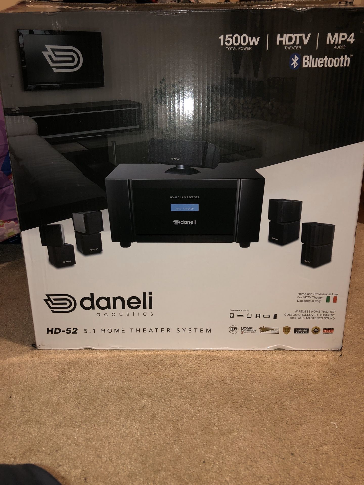 Daneli Acoustics HD - 52 HOME THEATER SYSTEM