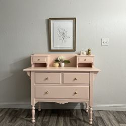 Pink Antique Dresser