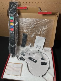 New NBCP PC Guitar Hero Wireless Legends Rock Dongle Bundle for PS3/Computer Windows, Compatible with Guitar Hero, Rock Band, Clone Hero & Fortnite Fe