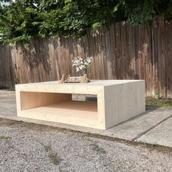 Custom coffee table farmhouse Wood  Modern Rustic Center Oval Set End Table Side Table  Storage Monastery Set Chest  Restoration hardware Carpenter