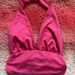 backless halter top