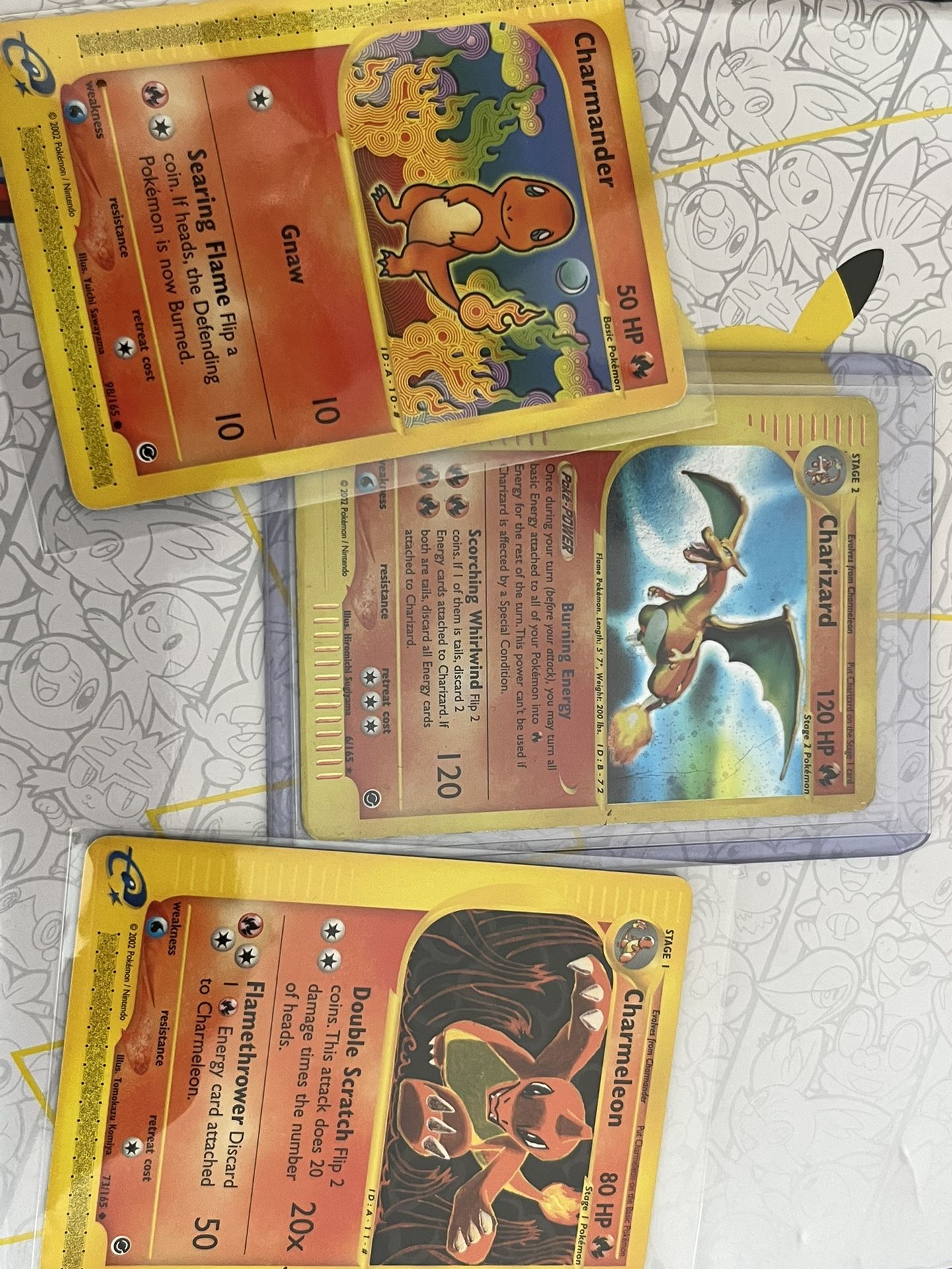 Pokémon Charizard 6/165 expedition holo vintage e reader rare 2002 MP TCG Grail