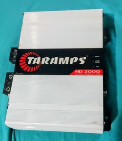 FOR  SALE  CAR  AUDIO   AMPLIFIER  TARAMPS  3000  1 Ohm