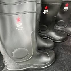 Work Boots - Rubber - Size 8