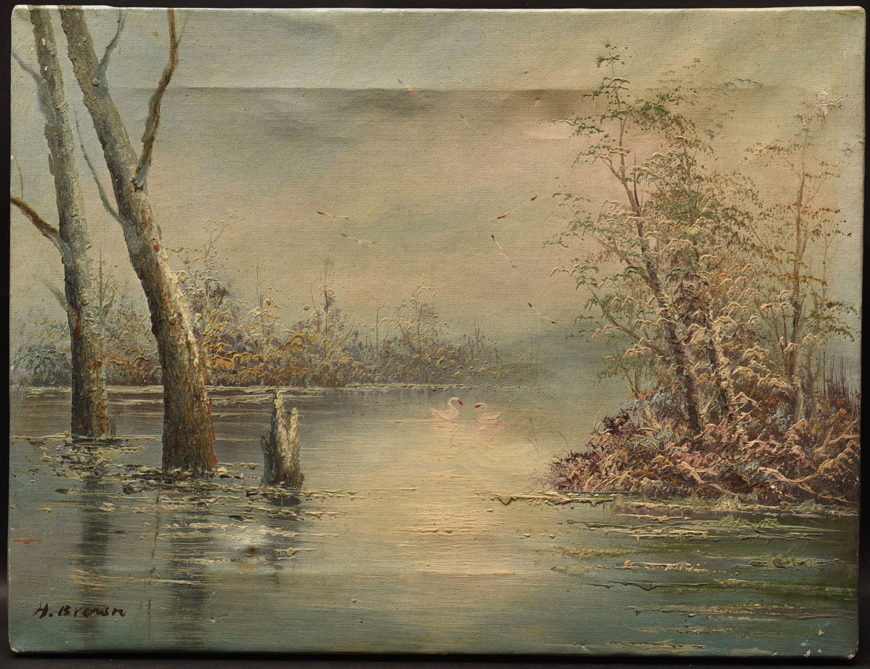 Tranquil Waters, Oil On Canvas