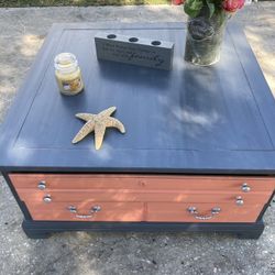 Squeee Coral Grey Coffee Table 