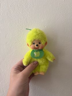 Neon Green mini Monchhichi