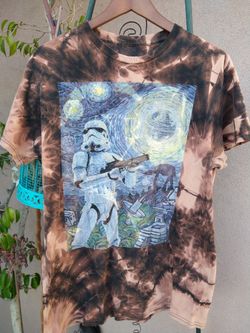 The Starry Night Storm Trooper Tie Dye T-shirt 