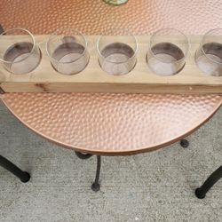 Rustic Farmhouse  5 Votive Candles  Holder 