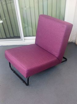 Contemporary purple chair