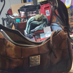 Dooney And Bourke Purse Brown Leather